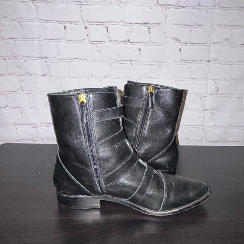 J. Crew multi buckle ankle boots women’s size 10 - Picture 2 of 10